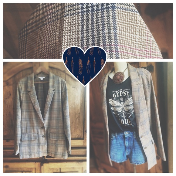 Blazer Single Breasted Plaid - Picture 5 of 12